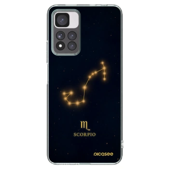 Picasee silikónový prehľadný obal pre Xiaomi Redmi Note 11 Pro+ 5G - SCORPIO