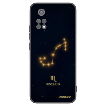 Picasee silikónový čierny obal pre Xiaomi Redmi Note 11S 5G - SCORPIO