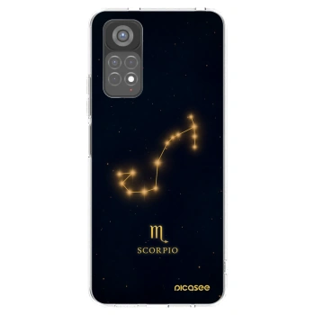 Picasee silikónový prehľadný obal pre Xiaomi Redmi Note 11S 5G - SCORPIO