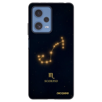 Picasee silikónový čierny obal pre Xiaomi Redmi Note 12 Pro 5G - SCORPIO