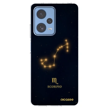 Picasee silikónový prehľadný obal pre Xiaomi Redmi Note 12 Pro 5G - SCORPIO