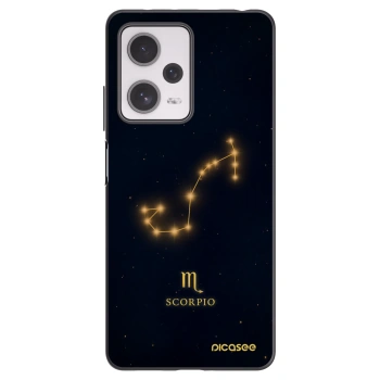 Picasee silikónový čierny obal pre Xiaomi Redmi Note 12 Pro+ 5G - SCORPIO