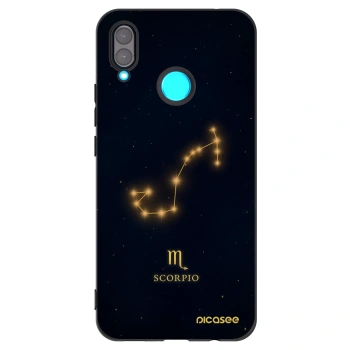 Picasee silikónový čierny obal pre Huawei Nova 3 - SCORPIO