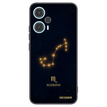 Picasee silikónový čierny obal pre Xiaomi Poco F5 - SCORPIO