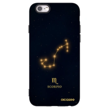 Picasee silikónový čierny obal pre Apple iPhone 6/6S - SCORPIO