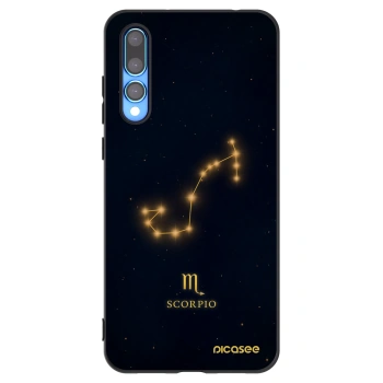 Picasee silikónový čierny obal pre Huawei P20 Pro - SCORPIO