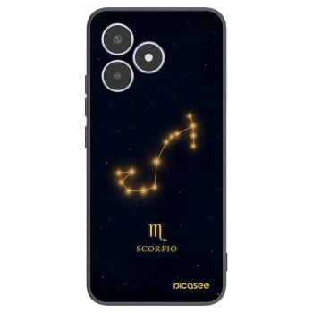 Picasee silikónový čierny obal pre Realme C53 - SCORPIO