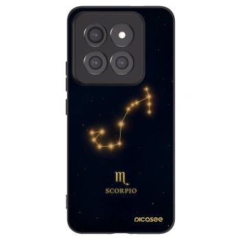 Picasee silikónový čierny obal pre Xiaomi 14 Pro - SCORPIO