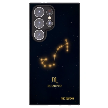 Picasee silikónový čierny obal pre Samsung Galaxy S24 Ultra S928B 5G - SCORPIO