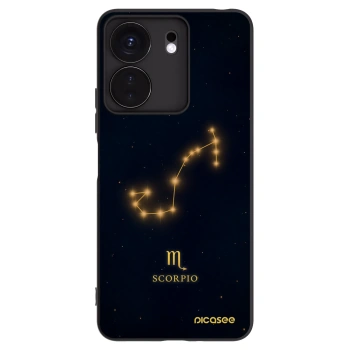 Picasee silikónový čierny obal pre Xiaomi Redmi 13C 4G - SCORPIO