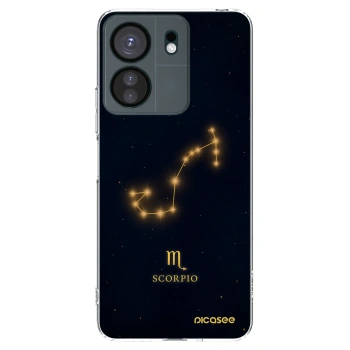 Picasee silikónový prehľadný obal pre Xiaomi Redmi 13C 4G - SCORPIO