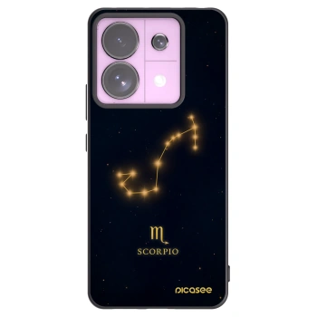 Picasee silikónový čierny obal pre Xiaomi Redmi Note 13 Pro 5G - SCORPIO