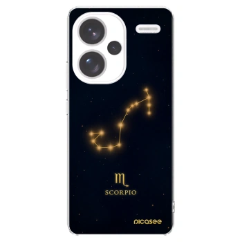 Picasee silikónový prehľadný obal pre Xiaomi Redmi Note 13 Pro+ 5G - SCORPIO