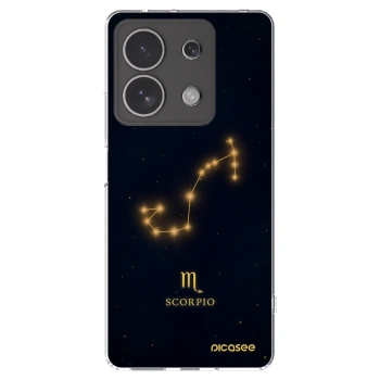 Picasee silikónový prehľadný obal pre Xiaomi Redmi Note 13 4G - SCORPIO