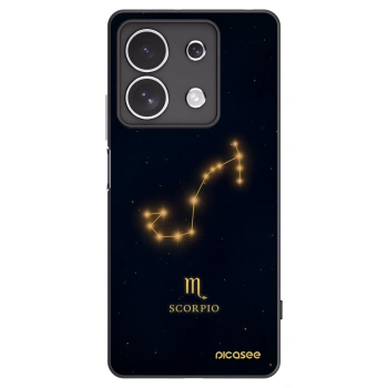 Picasee silikónový čierny obal pre Xiaomi Redmi Note 13 4G - SCORPIO