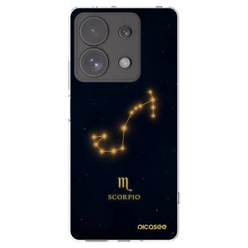 Picasee silikónový prehľadný obal pre Xiaomi Redmi Note 13 Pro 4G - SCORPIO