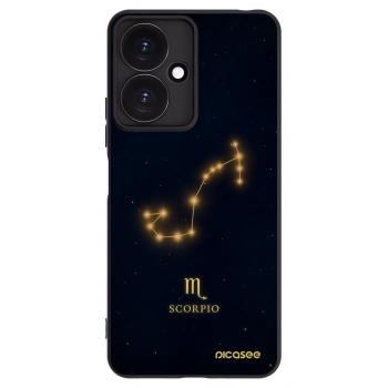 Picasee silikónový čierny obal pre Xiaomi Redmi 13C 5G - SCORPIO