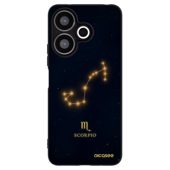 Picasee silikónový čierny obal pre Xiaomi Redmi 13 4G - SCORPIO