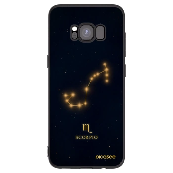 Picasee silikónový čierny obal pre Samsung Galaxy S8 G950F - SCORPIO