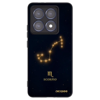 Picasee silikónový čierny obal pre Xiaomi 14T Pro - SCORPIO