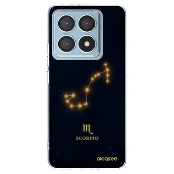 Picasee silikónový prehľadný obal pre Xiaomi 14T Pro - SCORPIO