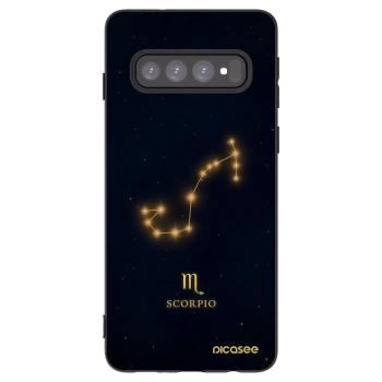 Picasee silikónový čierny obal pre Samsung Galaxy S10 G973 - SCORPIO