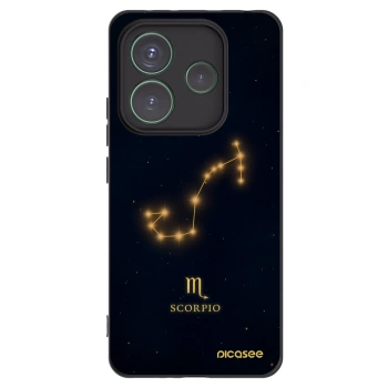 Picasee silikónový čierny obal pre Xiaomi Redmi Note 14 5G - SCORPIO