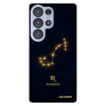 Picasee silikónový prehľadný obal pre Samsung Galaxy S25 Ultra 5G - SCORPIO