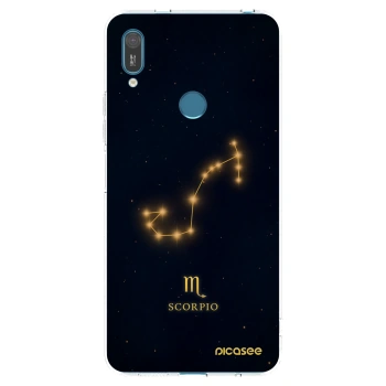 Picasee silikónový prehľadný obal pre Huawei Y7 2019 - SCORPIO