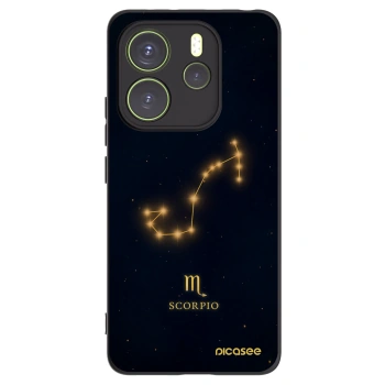 Picasee silikónový čierny obal pre Xiaomi Redmi Note 14 4G - SCORPIO