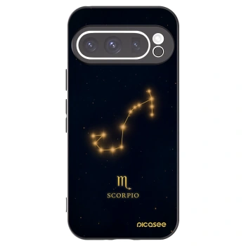 Picasee silikónový čierny obal pre Google Pixel 9 Pro - SCORPIO
