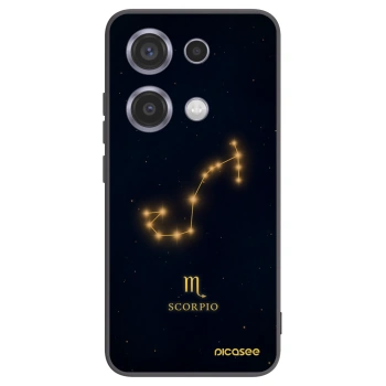 Picasee silikónový čierny obal pre Xiaomi Redmi Note 14S - SCORPIO