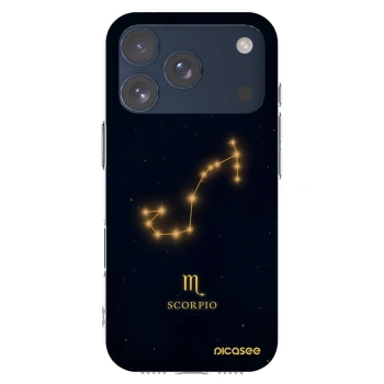 Picasee silikónový prehľadný obal pre Apple iPhone 17 Pro - SCORPIO