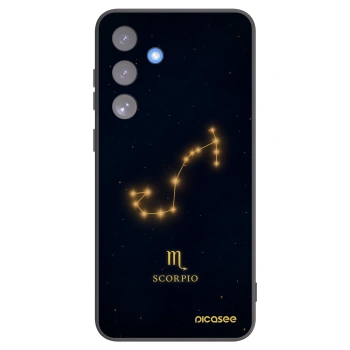 Picasee silikónový čierny obal pre Samsung Galaxy S25 FE 5G - SCORPIO