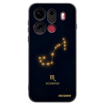 Picasee silikónový čierny obal pre OPPO Find X9 Pro - SCORPIO