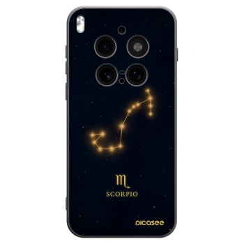 Picasee silikónový čierny obal pre Vivo X300 Pro - SCORPIO