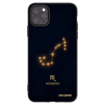 Picasee silikónový čierny obal pre Apple iPhone 11 Pro Max - SCORPIO