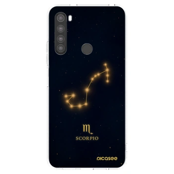 Picasee silikónový prehľadný obal pre Xiaomi Redmi Note 8 - SCORPIO