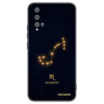 Picasee silikónový čierny obal pre Huawei Nova 5T - SCORPIO