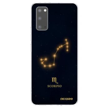 Picasee silikónový prehľadný obal pre Samsung Galaxy S20 G980F - SCORPIO