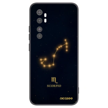 Picasee silikónový čierny obal pre Xiaomi Mi Note 10 Lite - SCORPIO