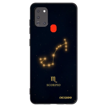 Picasee silikónový čierny obal pre Samsung Galaxy A21s - SCORPIO