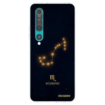 Picasee silikónový prehľadný obal pre Xiaomi Mi 10 - SCORPIO