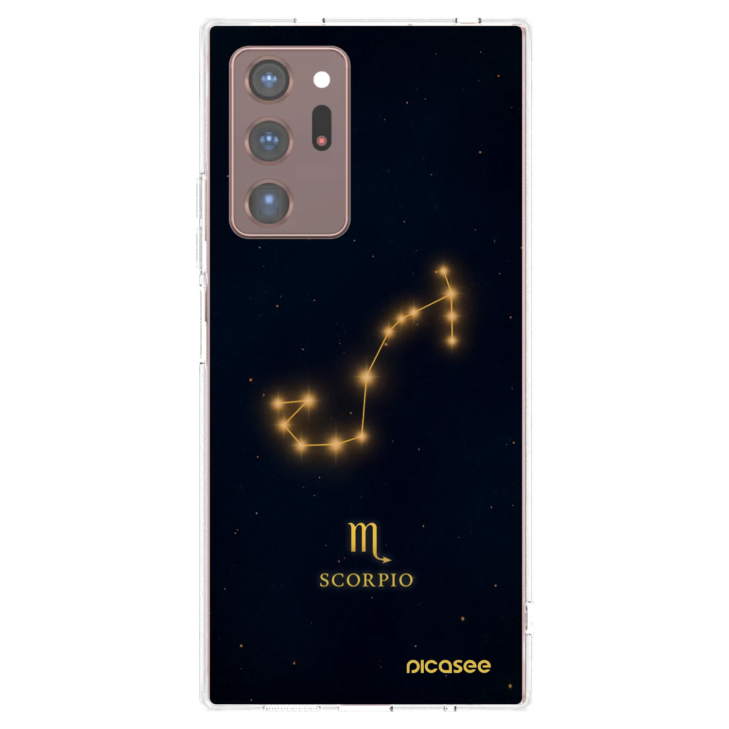 Picasee silikónový prehľadný obal pre Samsung Galaxy Note 20 Ultra - SCORPIO