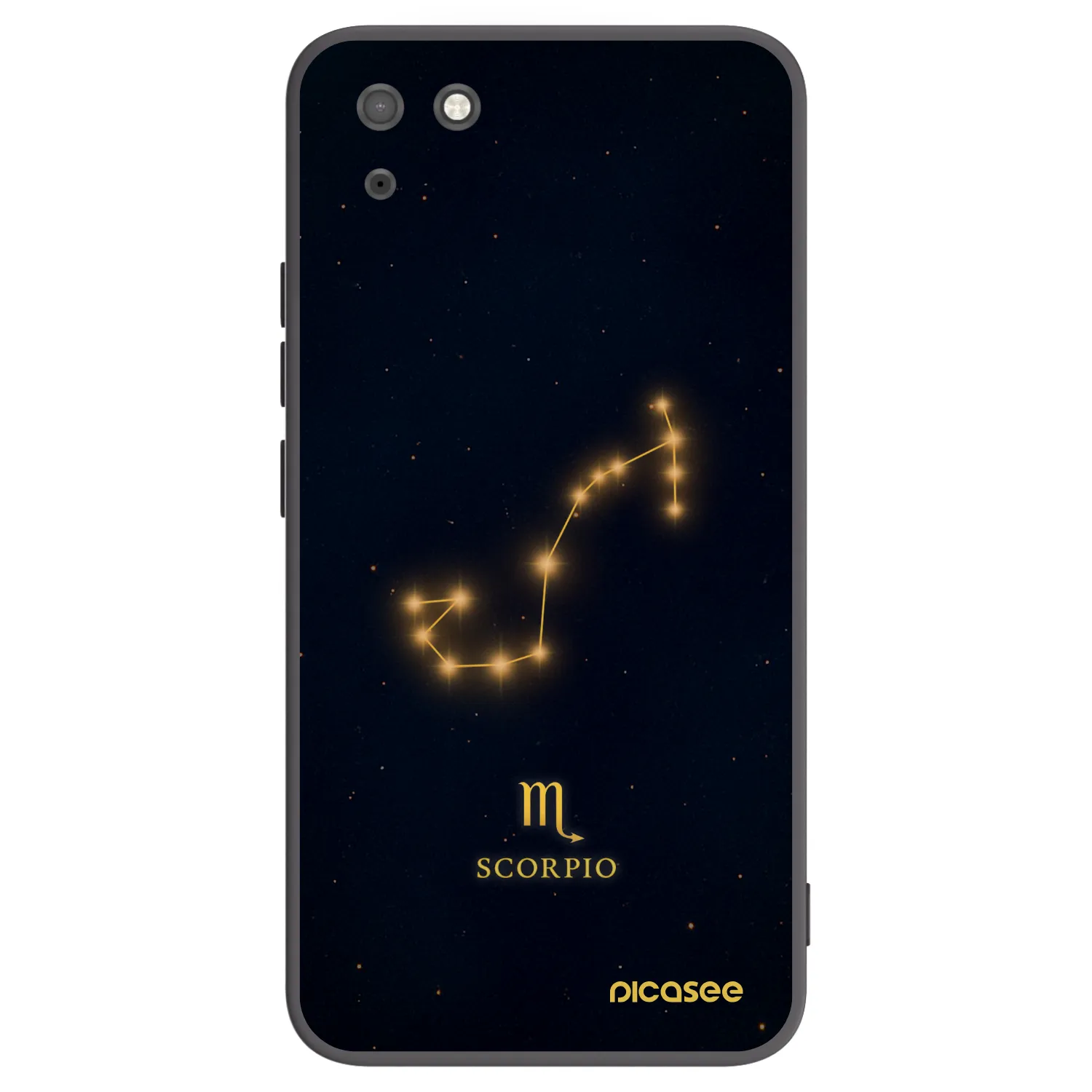 Picasee silikónový čierny obal pre Huawei Y5P - SCORPIO