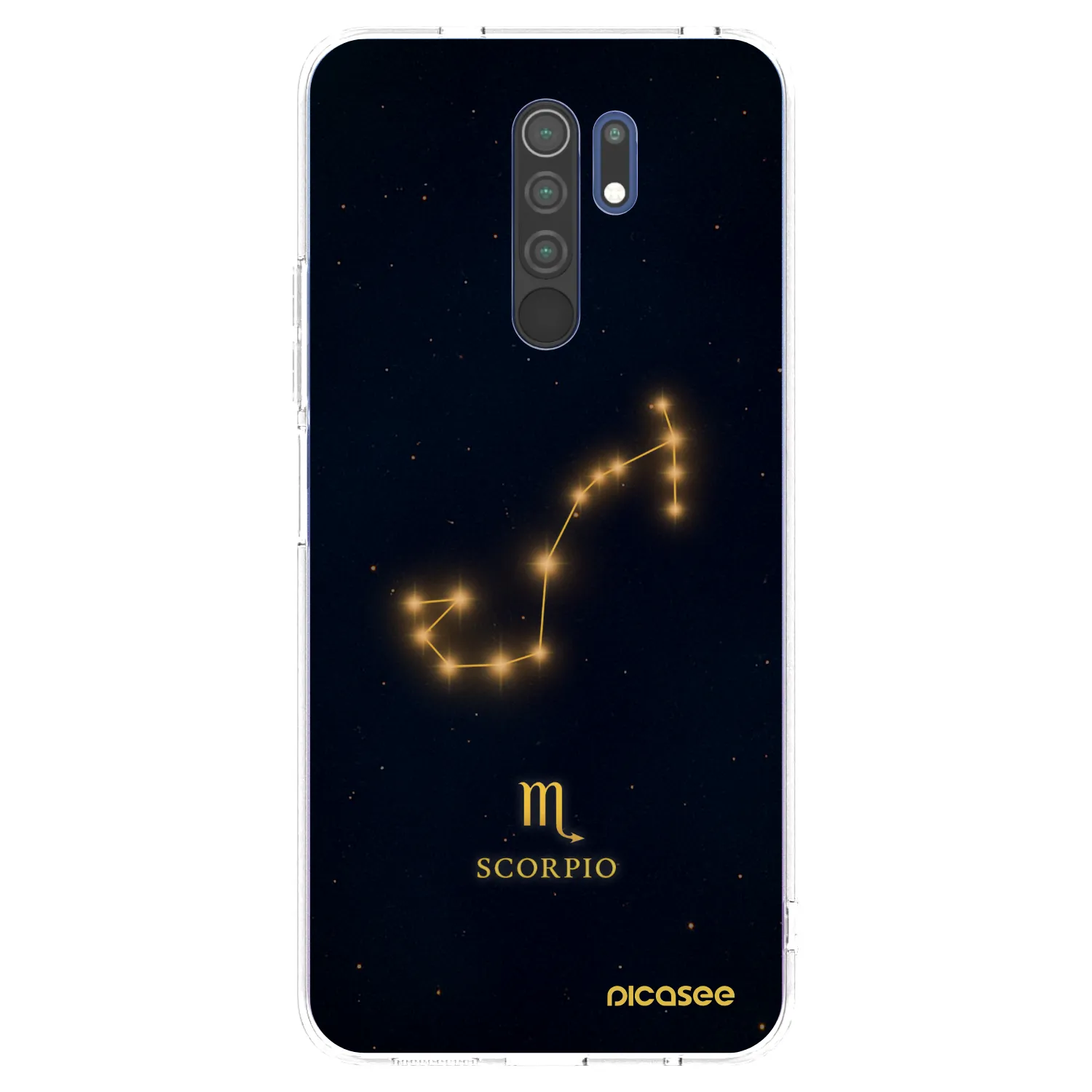 Picasee silikónový prehľadný obal pre Xiaomi Redmi 9 - SCORPIO