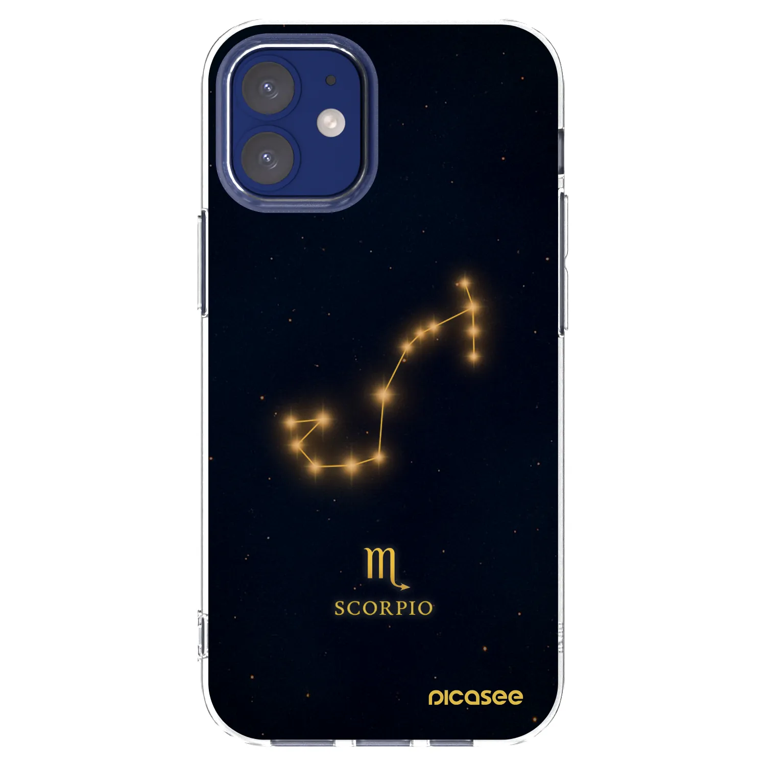 Picasee silikónový prehľadný obal pre Apple iPhone 12 mini - SCORPIO