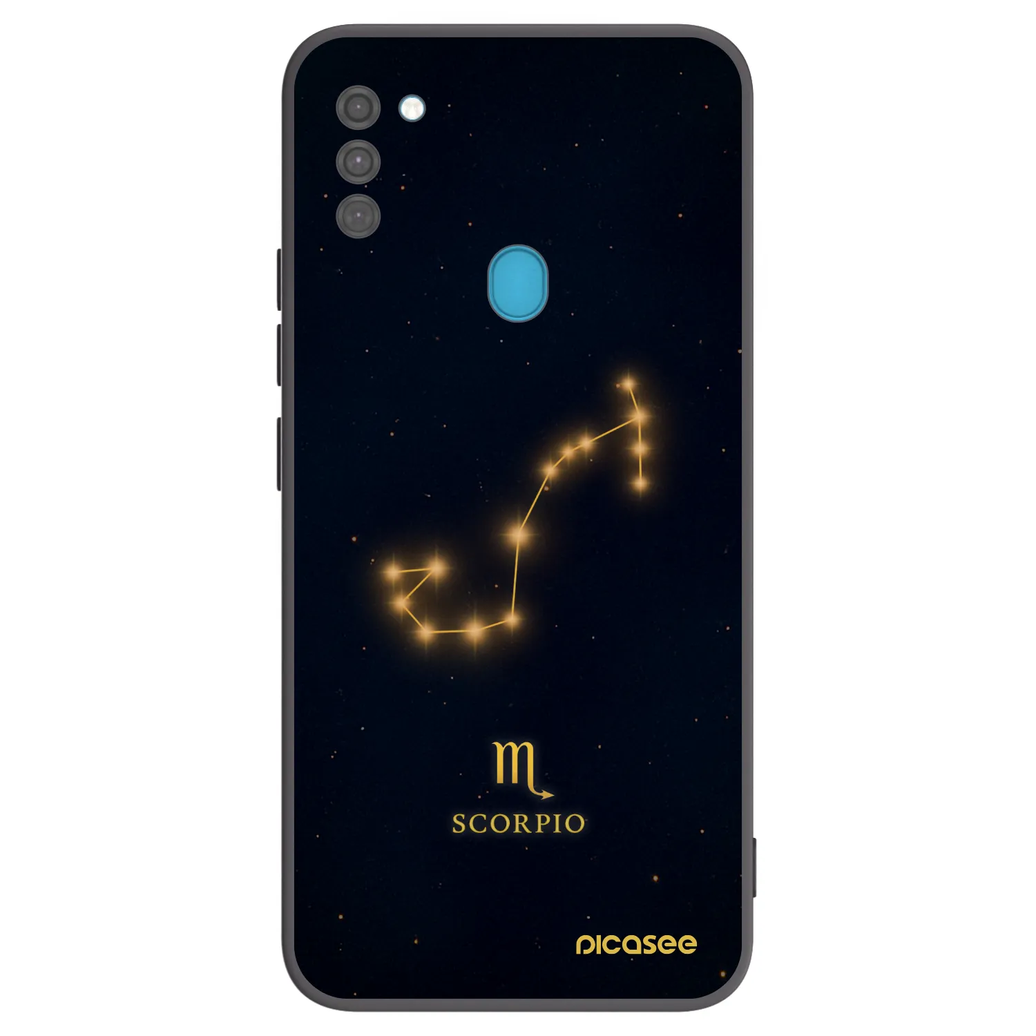 Picasee silikónový čierny obal pre Samsung Galaxy M11 - SCORPIO