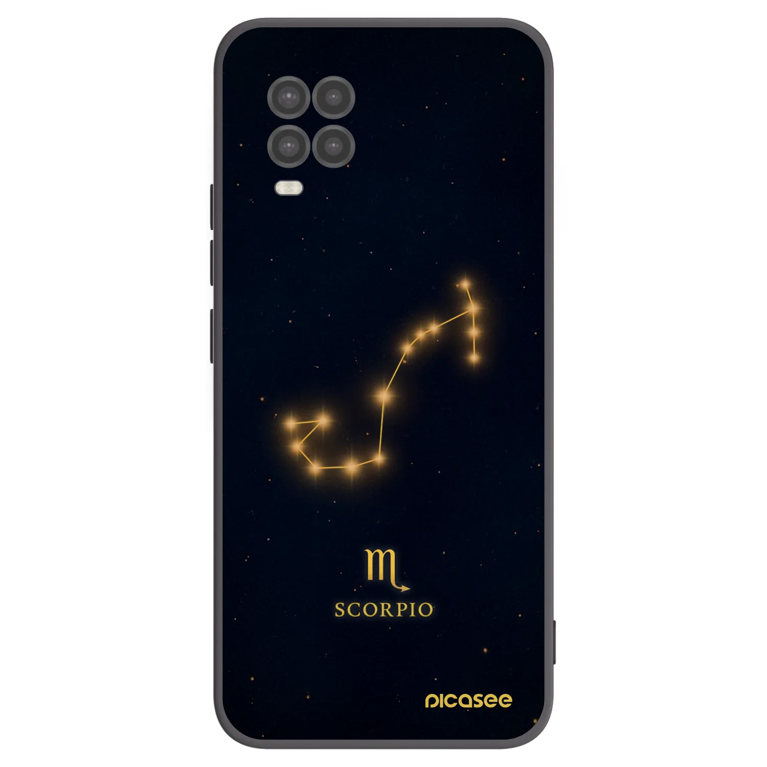 Picasee silikónový čierny obal pre Xiaomi Mi 10 Lite - SCORPIO