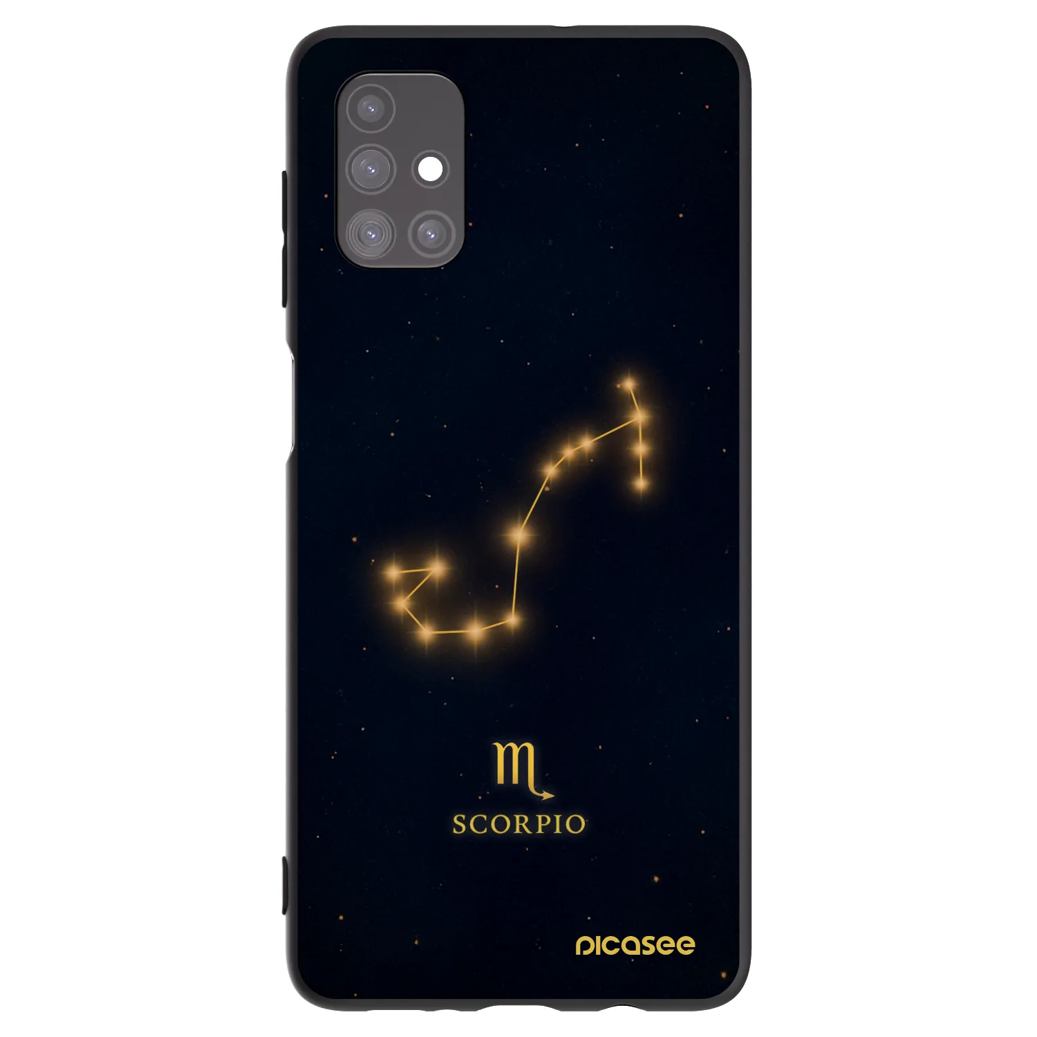 Picasee silikónový čierny obal pre Samsung Galaxy M51 M515F - SCORPIO